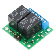 Basic 2-Channel SPDT Relay Carrier with 12VDC Relays (Assembled)