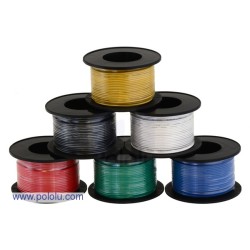 Stranded Wire: Blue, 26 AWG, 70 Feet (21m)