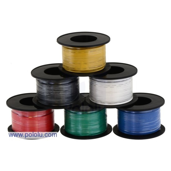 Stranded Wire: Blue, 26 AWG, 70 Feet (21m)