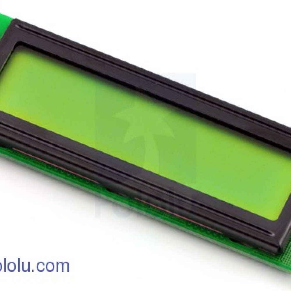 16x2 character lcd parallel interface 