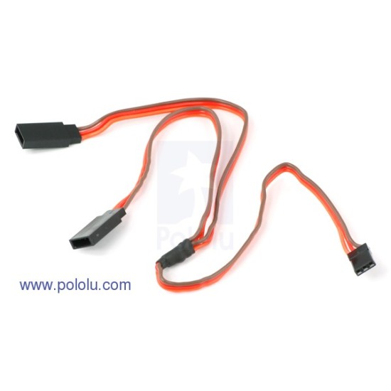 Servo Y Splitter Cable 12"