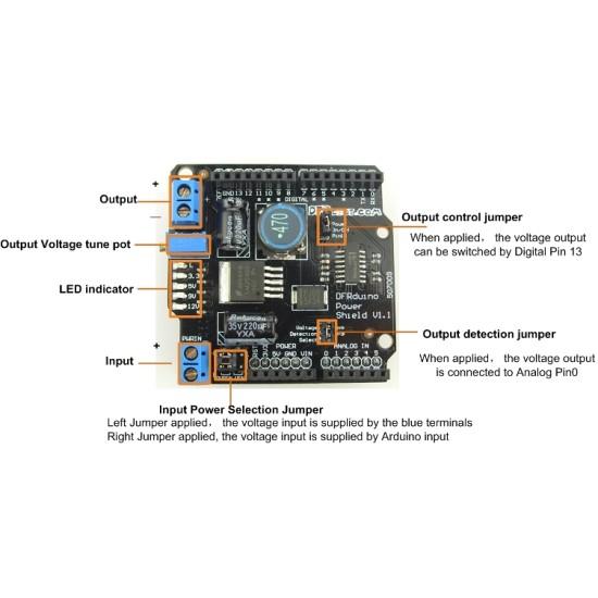 Power Shield (Arduino Compatible)