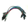 1-Pin Dual-Female Jumper Wire - 9" (23 cm) - Pack of 10