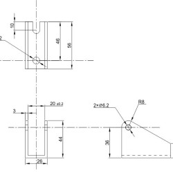 Mounting bracket for Linear Actuators