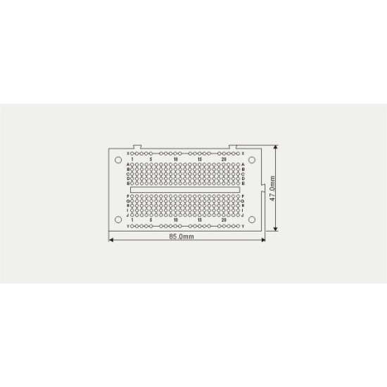 Solderless Breadboard "Mini"