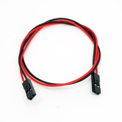 2 pin Dual-Female Jumper Wire - 30 cm