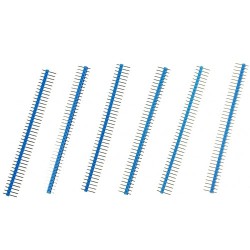 1 x 40 Pin Header - Straight (Blue)