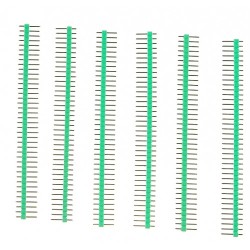 1 x 40 Pin Header - Straight (Green)