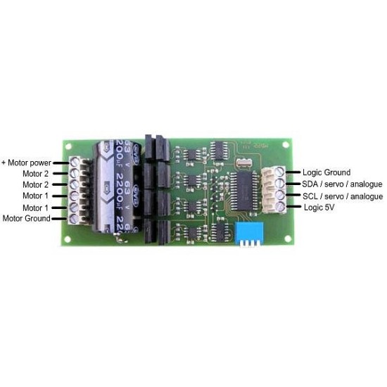 MD22 - 24V 5A dual H-bridge motor driver