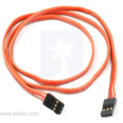 Servo Extension Cable 24" Female-Female