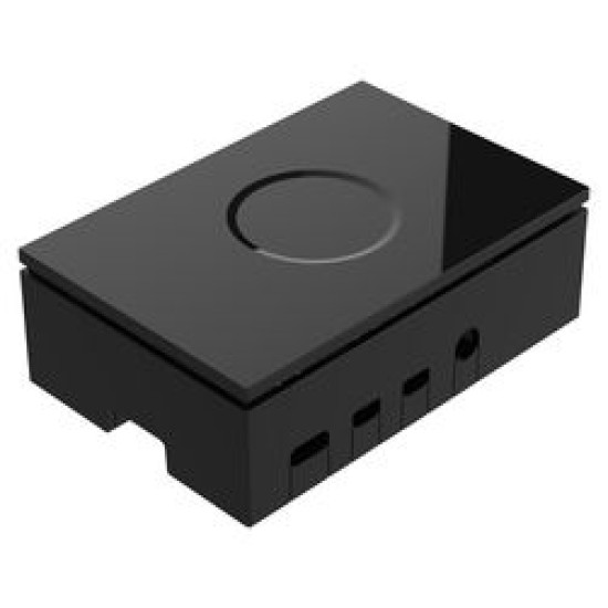 Raspberry Pi 4 Model B Case - Plastic, Black