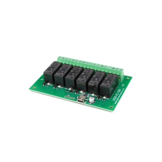 USB-RLY06 - 6 x 16A USB relay