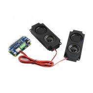 WM8960 Hi-Fi Sound Card HAT for Raspberry Pi - Stereo CODEC, Play/Record with Speakers