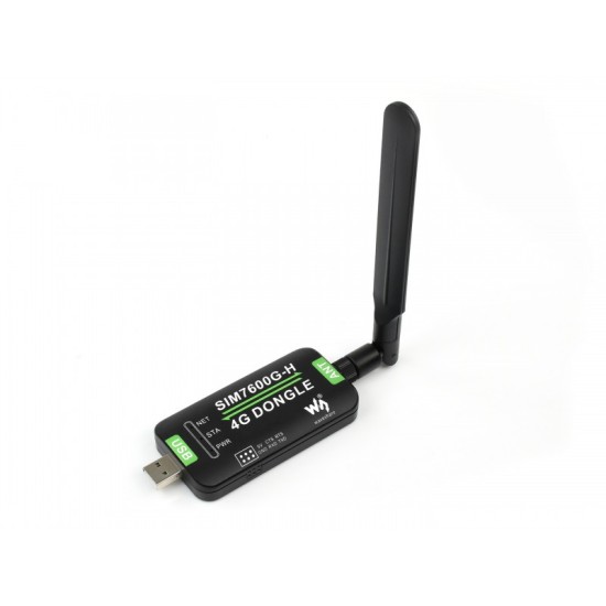 SIM7600G-H - 4G DONGLE with GNSS Positioning, Global Band Support